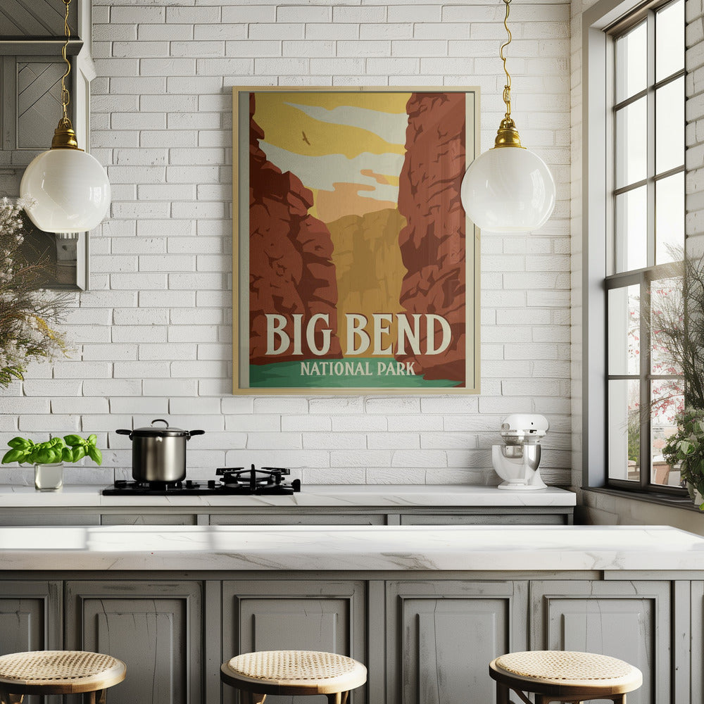 Big Bend National Park Travel Print Poster